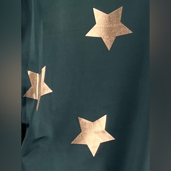 Nanette Lepore Play  Size:L Women Star Leggings Green Gables/Rose Gold - Picture 4 of 12